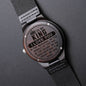 Engraved Wood Watch "To My King..."-Watches-NEVANNA