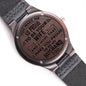 Engraved Wood Watch " You Make Me So Proud..."-Watches-NEVANNA