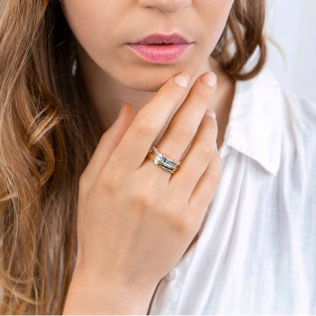 Majestic Anti-Anxiety Crown Ring-Rings-NEVANNA